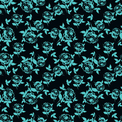 Beautiful abstract vector art. Seamless floral pattern. Seamless fabric pattern.