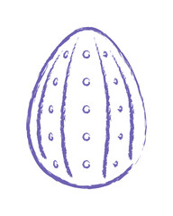  Easter egg in doodle style