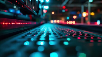 A close shot of a laser engraving machine customizing a product with a customers name spotlighting the technology behind personalization in small production runs.