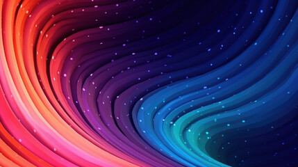 Obraz premium Abstract Colorful Geometric Wave Design