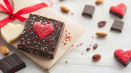  valentine's day chocolate bark