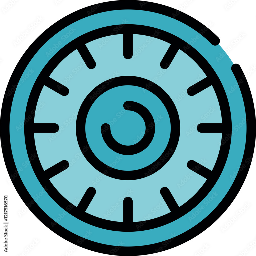 Poster futuristic cyber eye is scanning and identifying with digital code in a secure system