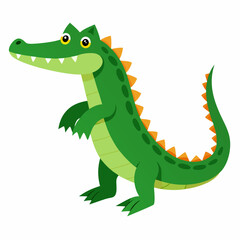 crocodile with a smile vector