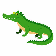 crocodile with a smile