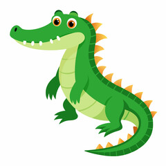 crocodile with a smile vector