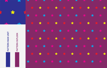 Obraz premium Seamless textile cloth pattern collection vector illustration 