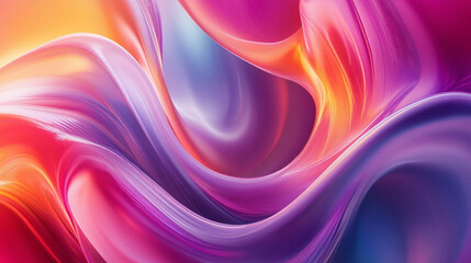Obraz premium Abstract background of colorful, An abstract design with flowing colors that transition smoothly, 