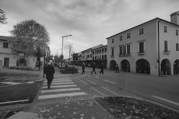 Crossroads in Preganziol, Treviso province