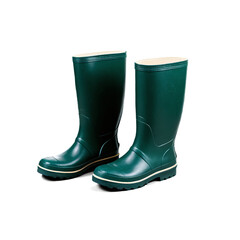 Rubber Boots isolated on transparent background