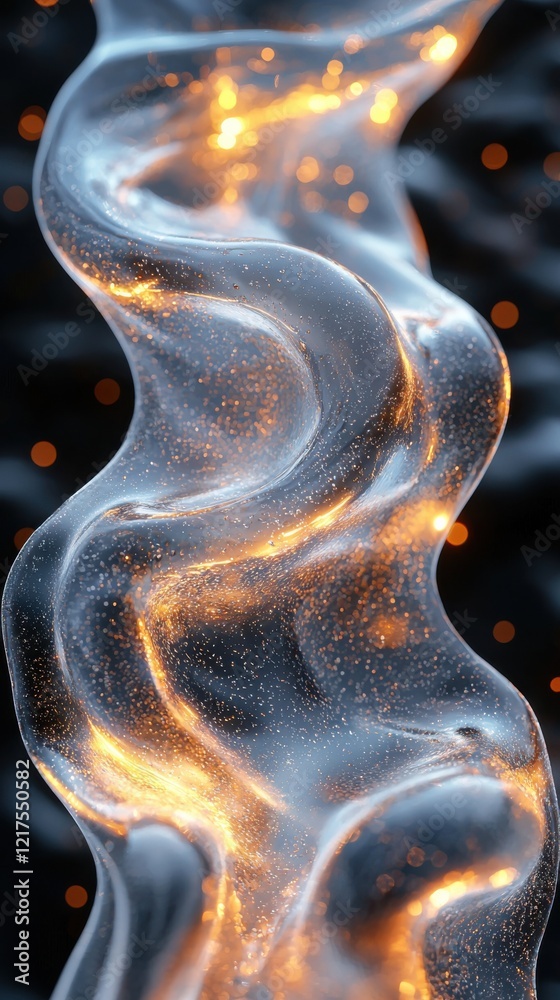 Poster dynamic fluid overlay textures with organic flow and details abstract environment close-up view hype