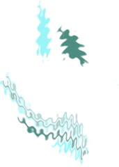 An abstract transparent psychedelic wavy spiral shape design element overlay.