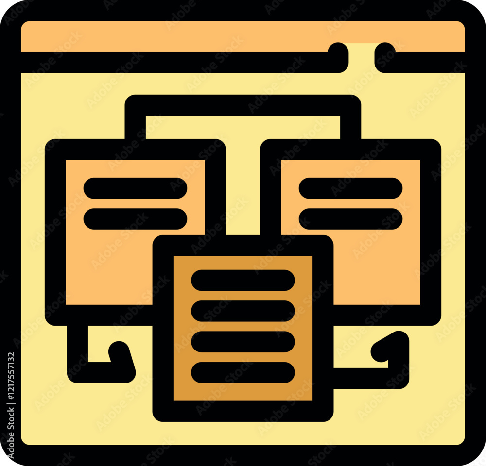 Poster seamless data integration process connecting multiple sources within a web application, ensuring eff