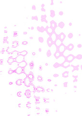 An abstract transparent psychedelic wavy spiral shape design element overlay.