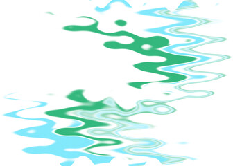 An abstract transparent psychedelic wavy spiral shape design element overlay.