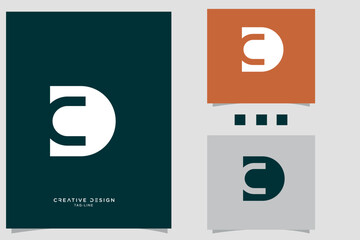 CD, DC, C, D, Abstract Letters Logo Monogram