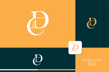 CD, DC, C, D, Abstract Letters Logo Monogram