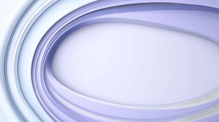 Abstract Lavender Swirls Create Oval Frame Design