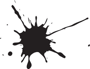  black paint splashes cut out	
