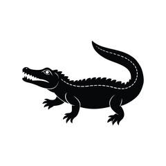 crocodile isolated on white background