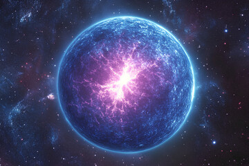 Obraz premium A dramatic depiction of a volcanic eruption captured in oil on canvas. Fiery lava flows and smoke rise into the sky, showcasing the awe-inspiring power of nature.