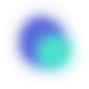 Cyan and blue gradient dots