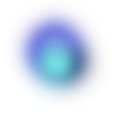 Cyan and blue gradient dots