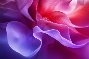 Obraz premium Abstract blend of soundwaves and flowing textures in vibrant colors creates a mesmerizing visual experience