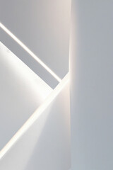 Obraz premium White abstract wallpaper Elegant with shiny lines Realistic golden geometric a minimalist design 3d perspective style diamond shape hexagons a hexagon pattern Seamless.