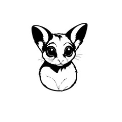 Obraz premium Lemur Vector Logo Design