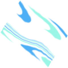 An abstract transparent psychedelic wavy spiral shape design element overlay.