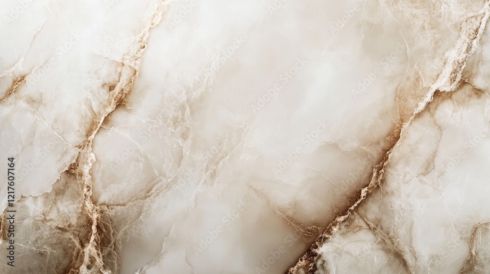 Poster marble texture background in beige and brown tones with visible veining and natural patterns suitabl