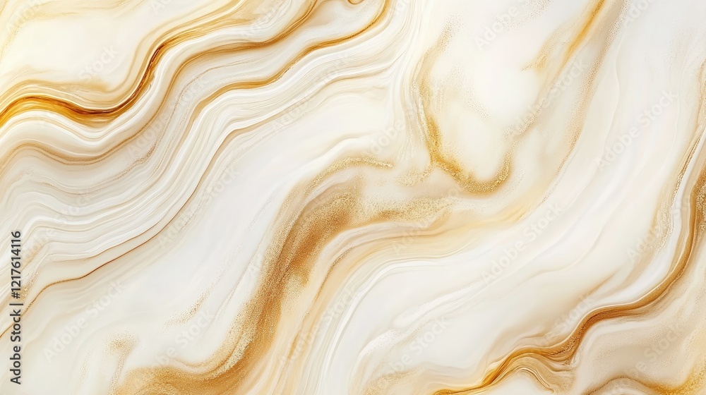 Poster abstract marble texture background with golden and beige wavy patterns and line gradients. copy spac