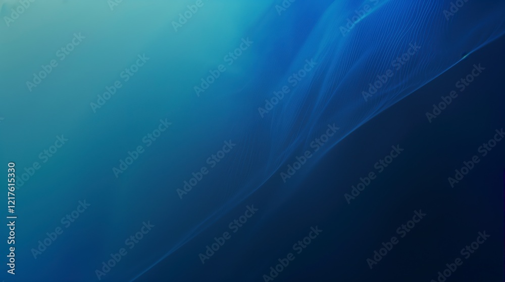 Poster a blue background with a blue line in the middle. the background is a deep blue color, and the line 