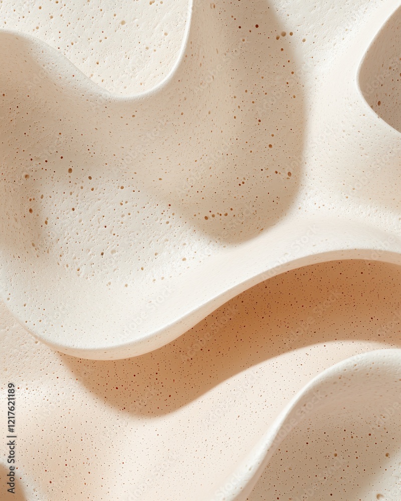 Poster fluid minimalistic layers textured design modern art studio abstract background soft color palette a