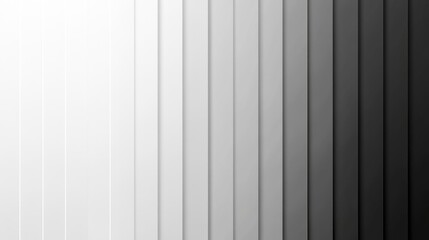 Obraz premium Monochrome vertical stripes background in varying shades of gray with copy space for text placement