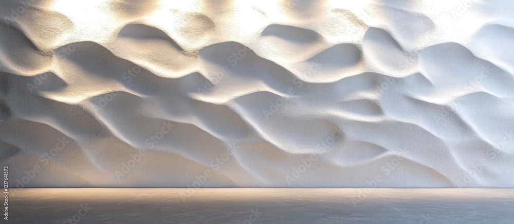 Poster textured wall with soft lighting and shadows creating an abstract pattern copy space