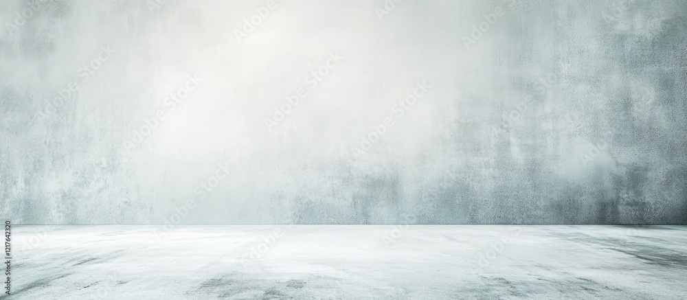 Poster abstract textured background of a grungy blue-green wall with soft lighting and empty copy space on 