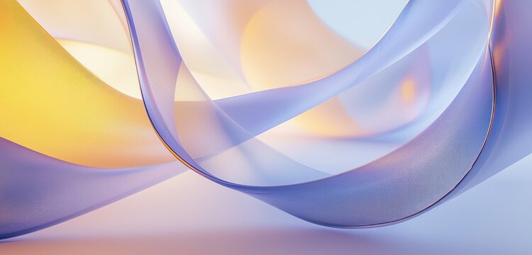 Soft light on periwinkle and gold, blurred grain