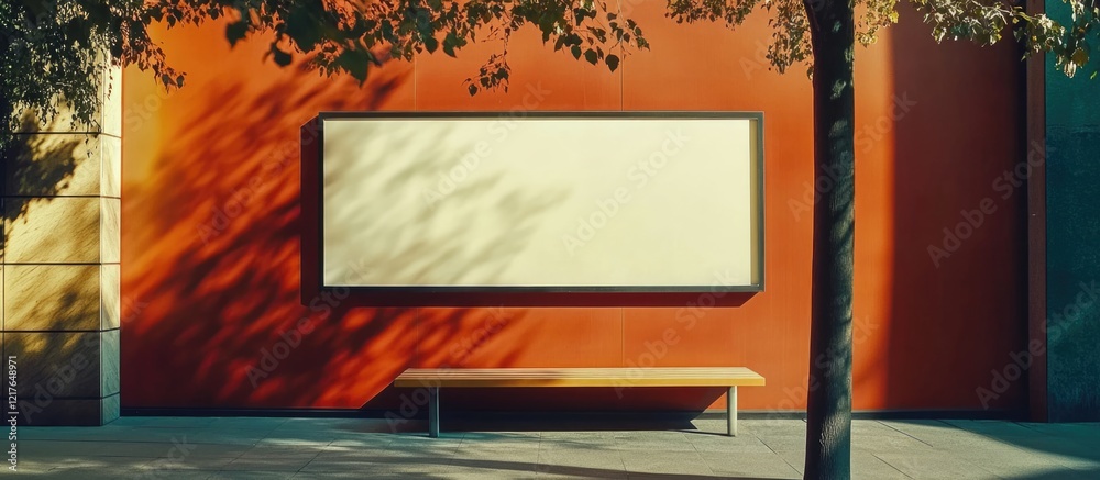 Poster blank billboard mockup for advertising concept with empty copyspace for creative message and outdoor