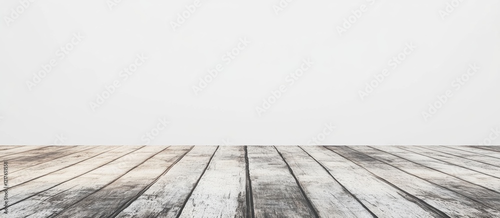 Poster spacious bright room with wooden floor and white walls ideal for showcasing products or text in a mi