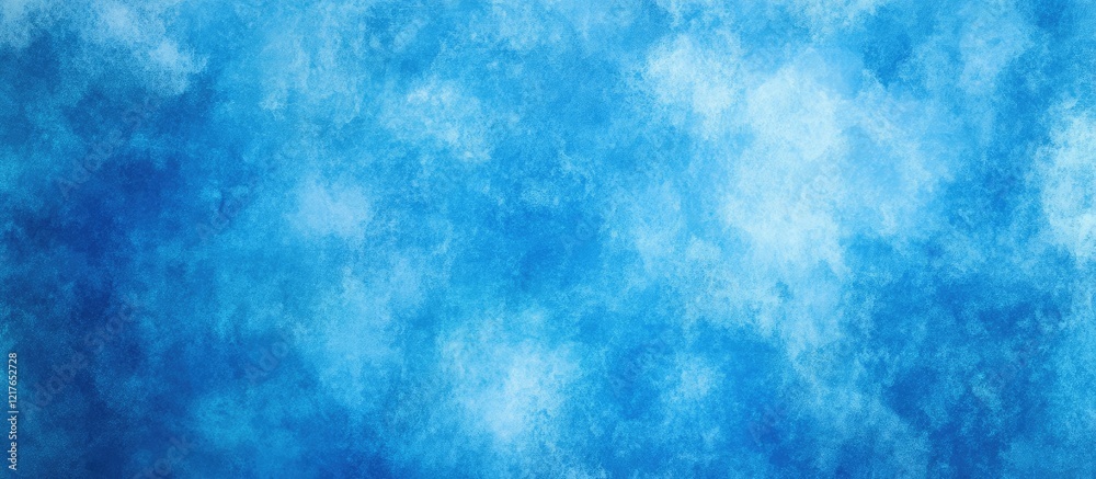 Aufkleber Bright blue textured vertical background with gradient for design projects and copy space for text insertion