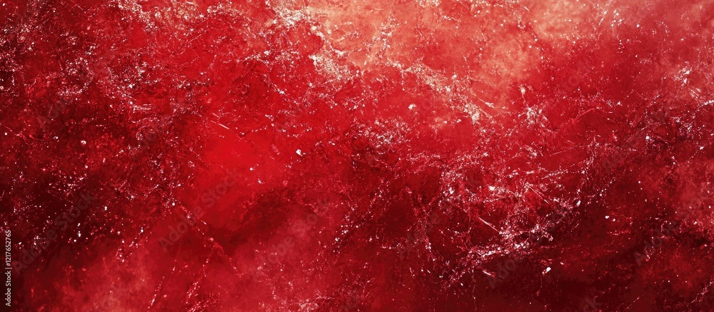 Poster Vibrant Glossy Red Abstract Background with Rich Texture and Ample Copy Space for Creative Text Applications