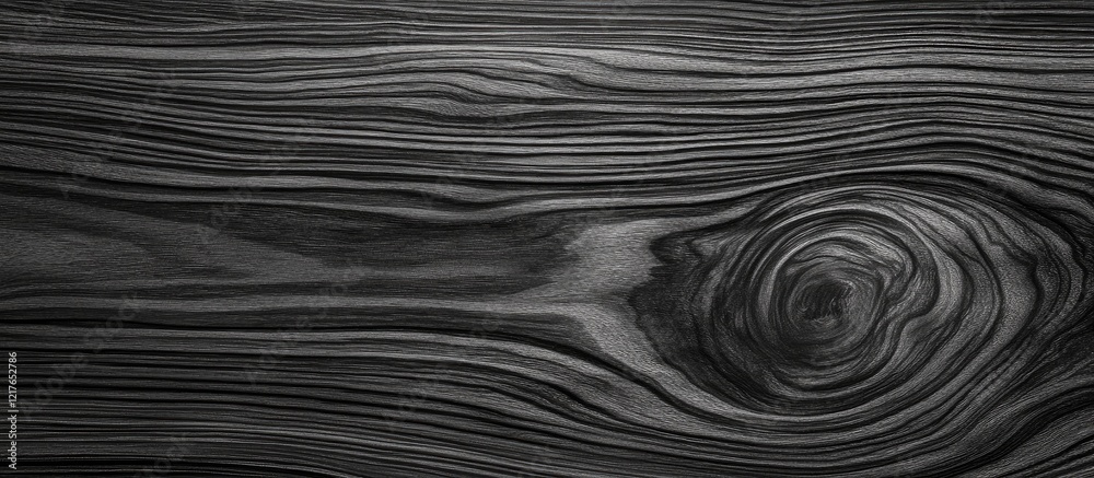 Aufkleber Black Teak Wood Texture Background for Design Use with Generous Copyspace for Text Integration and Creative Projects