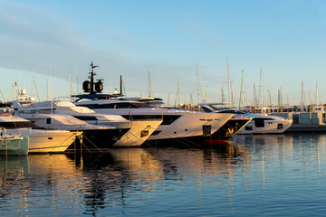 aerial view of the mediterranean shore at alicante