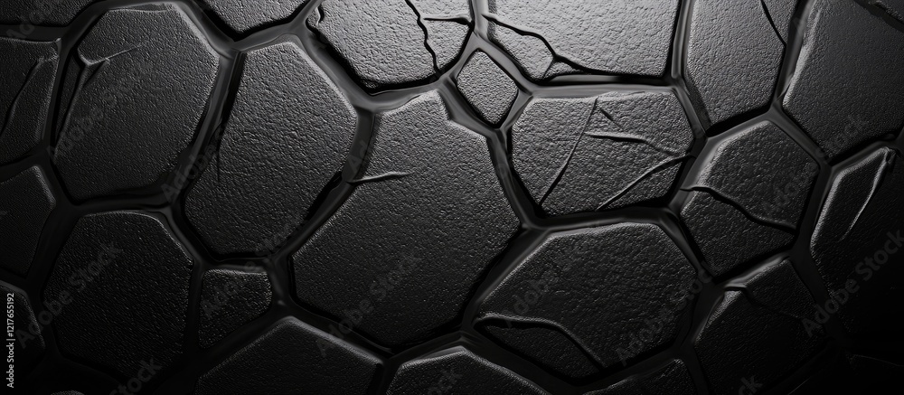 Poster black textured surface ideal for classic football or soccer ball featuring empty copyspace for custo