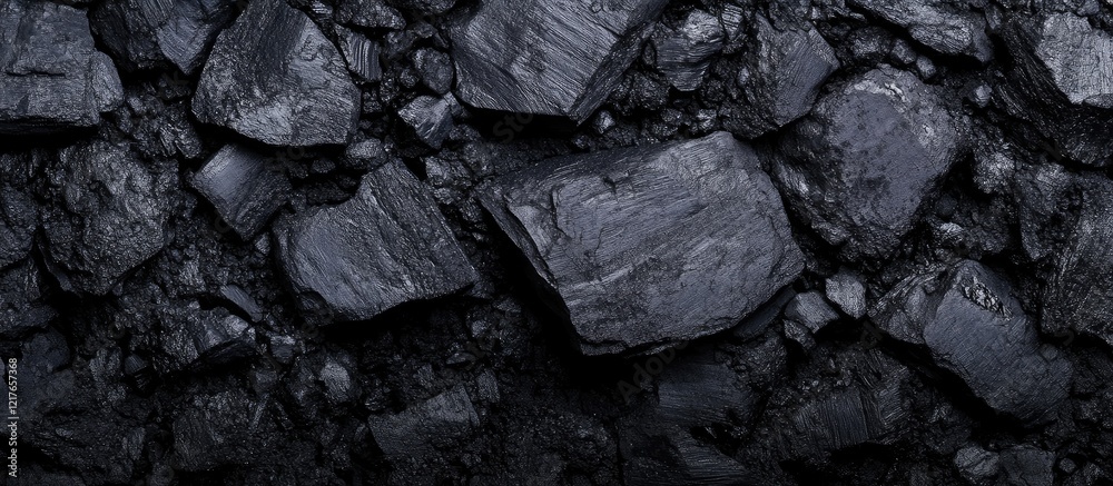 Aufkleber Black volcanic sand texture background suitable for various design projects with ample empty space for text and graphic elements.