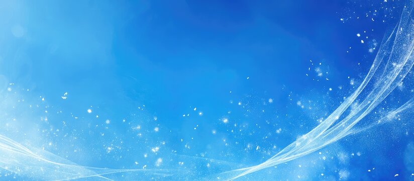 Bright blue background with white sparkles and fireworks providing ample space for customizable text and design elements