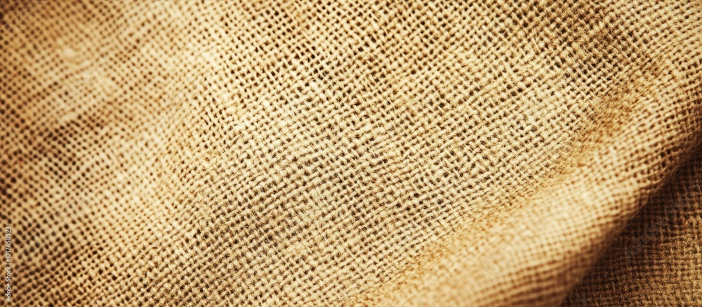 Poster Beige fabric texture background with soft drapes and ample space for text or graphic overlays in design projects