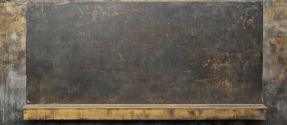 Poster Weathered Blank Billboard Surface Ready for Custom Advertising Text or Graphics with Ample Copy Space for Creative Promotions