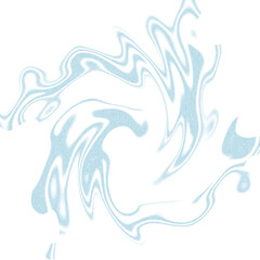 An abstract transparent psychedelic wavy spiral design element overlay.